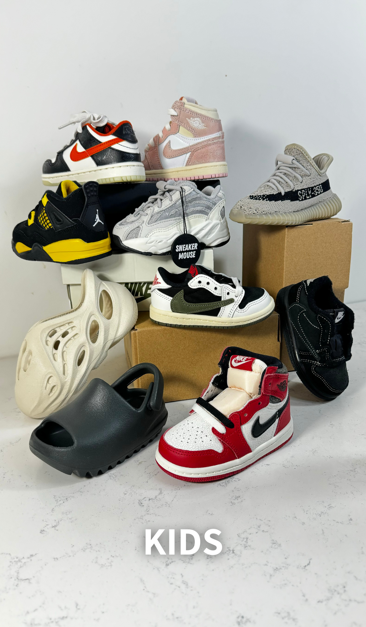 Nike Jordan Yeezy sneakers voor kinderen TD PS 