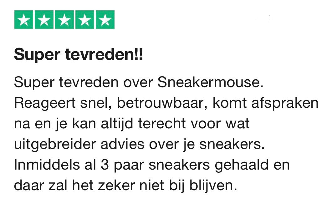 Sneakermouse trustpilot review